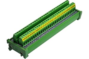 HCDC 30 Position 24Amp/400V Screw Terminal Block Distribution Module (DIN Rail Mount)