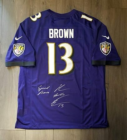 signed ravens jersey