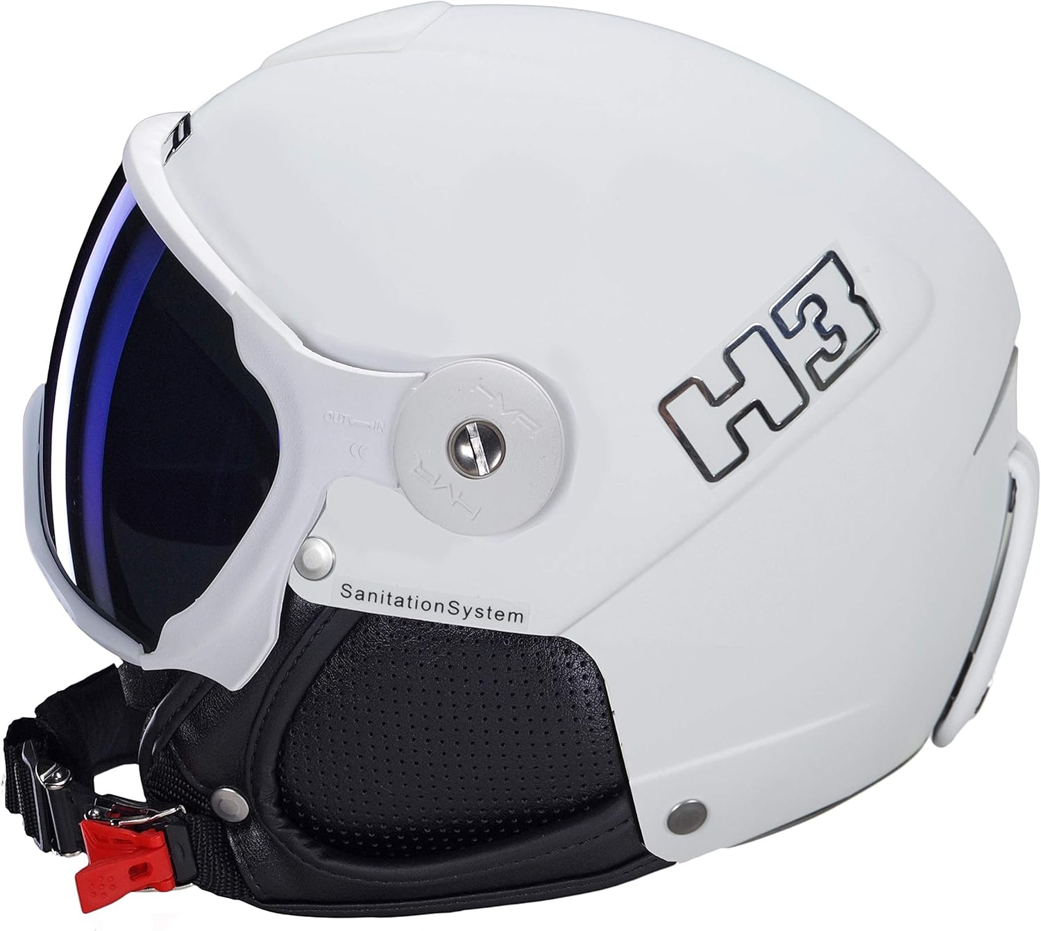 HMR H3 Women's Ski Helmet White, white, 56_57 Amazon.co.uk Sports