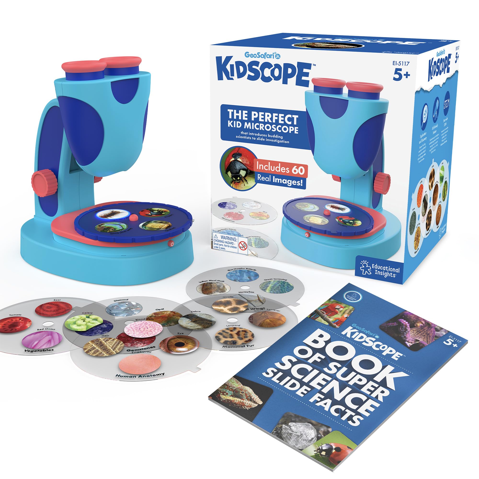 Photo 1 of Educational Insights GeoSafari Jr. Kidscope, Kids Microscope, STEM Toy, Easter Basket Stuffers for Kids, Gift For Boys & Girls, Ages 5+