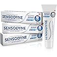Sensodyne Repair and Protect Whitening Toothpaste, Toothpaste for Sensitive Teeth and Cavity Prevention, 3.4 oz (Pack of 3)