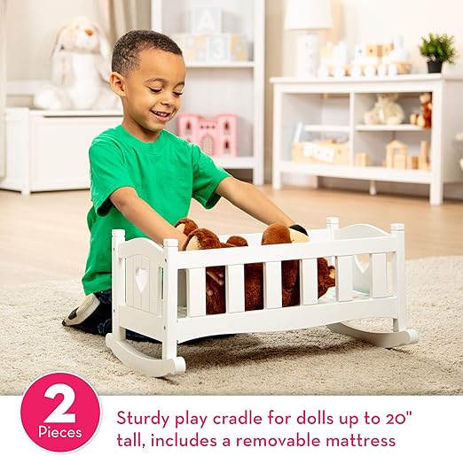 melissa and doug baby cradle