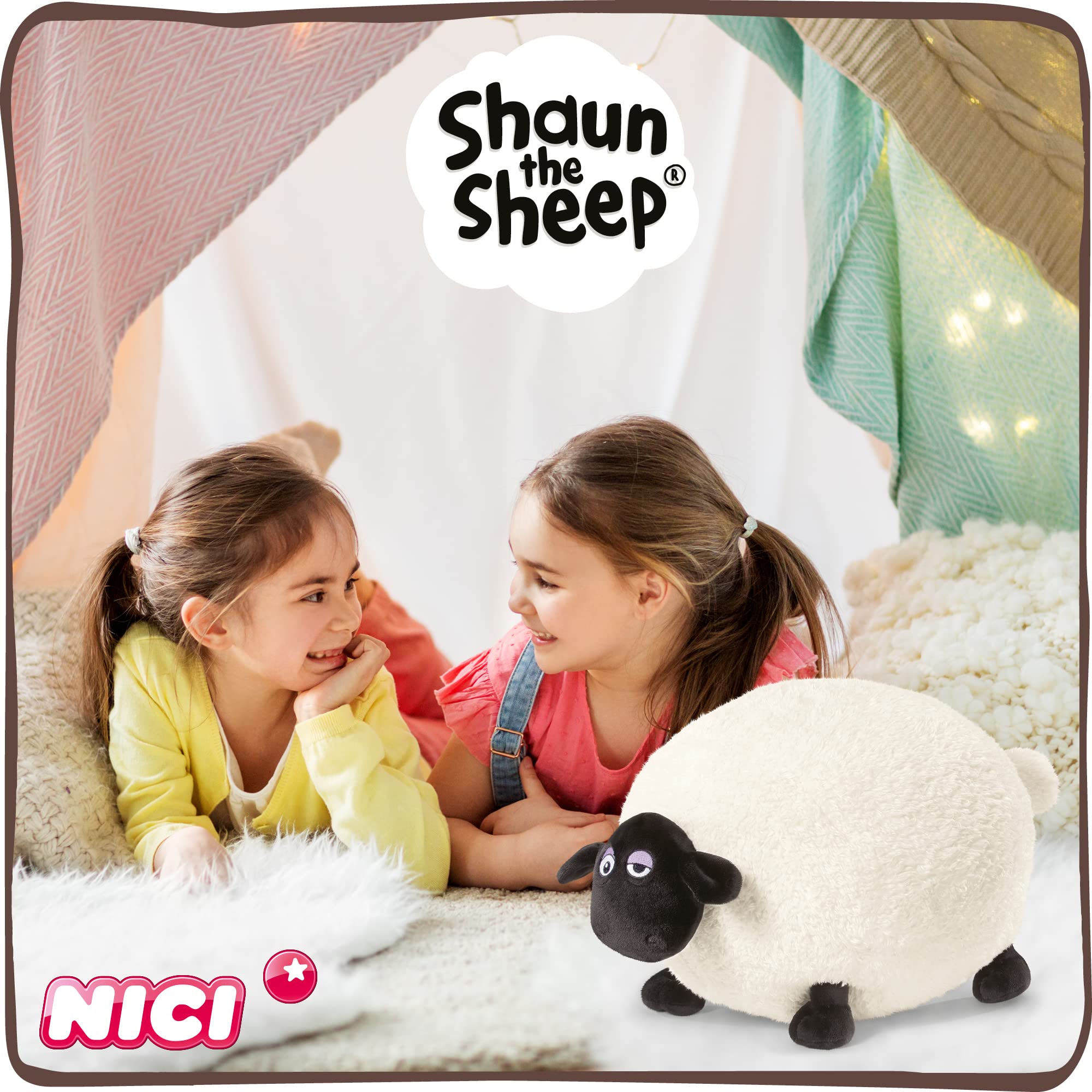 NICI Kuscheltier Shirley das Schaf 30 cm – Schaf Plüschtier für Mädchen, Jungen & Babys – Flauschiges Stofftier Schaf zum Spielen, Sammeln & Kuscheln – Gemütliches Schmusetier 6