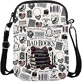 GJTIM Smut Book Reading Lover Gift Bookworm Reader Gift Good Read Bad Books Bookish Crossbody Bag