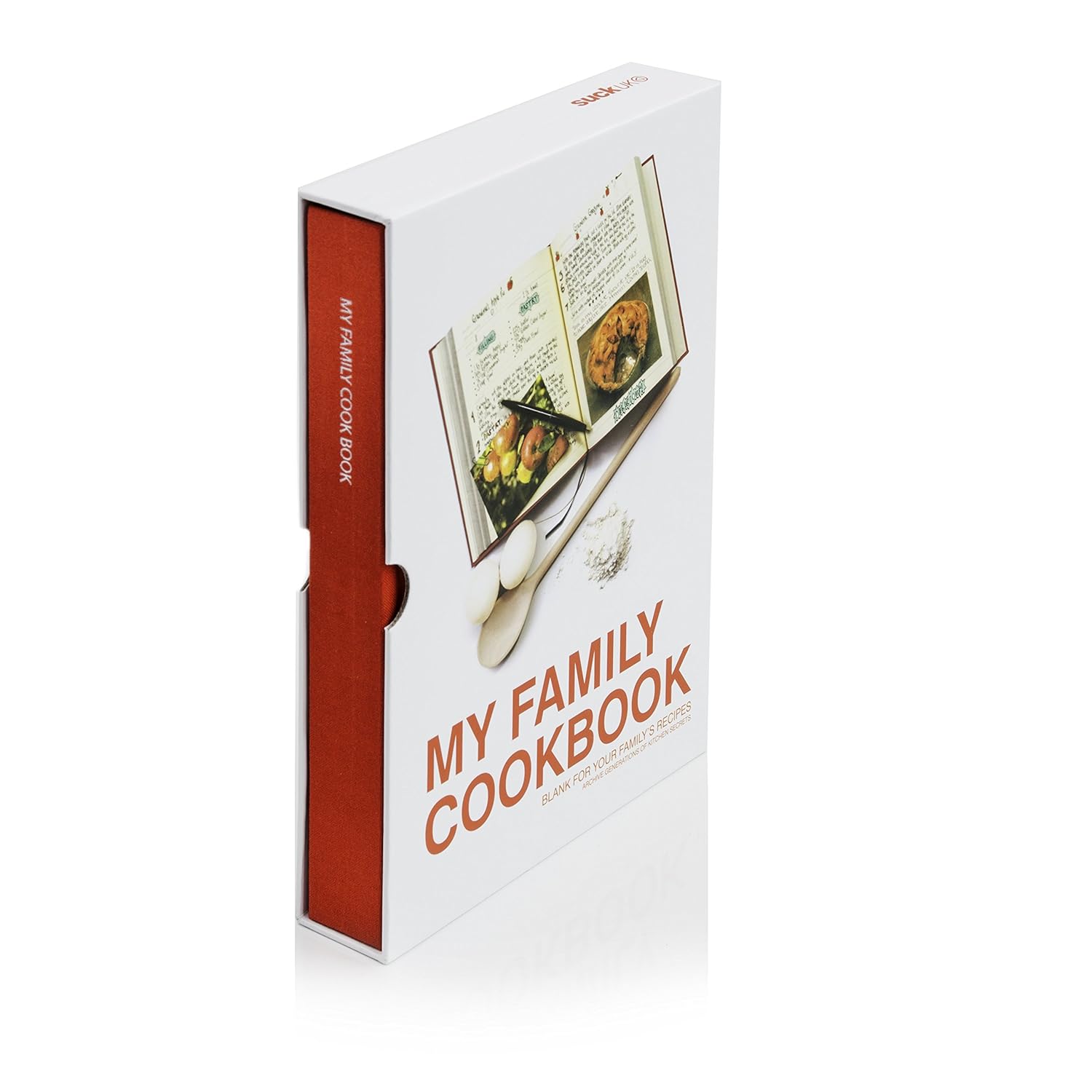 Suck UK Mon livre de recettes familiales - Carnet de recettes - Rouge Suck UK Mon livre de recettes familiales - Carnet de recettes - Rouge