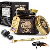 Golden Mountains Altai Shilajit Resin for Men &amp; Women &ndash; 3.53 Oz (100G) | 85+ Trace Minerals, 60% Active Fulvic, USA Lab Tested, Energy Booster, Immune Support, Quality Certificate, 100% Pure