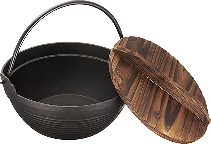 Amazon Co Jp 池永鉄工 Ik S鉄鍋 21cm 鋳鉄 フタ 天然木 中国 Qkv5503 ホーム キッチン