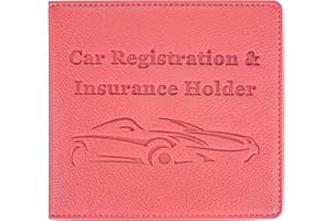 New Fashion Kingdom Car Registration and Insurance Holder, Premium PU Leather Vehicle Glove Box Car Organizer Men Women Walle