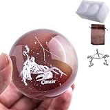 HDCRYSTALGIFTS 60mm Cancer Constellation Crystal Ball with Stand view 8