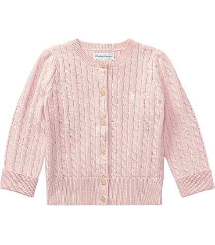 Amazon.com: POLO RALPH LAUREN Baby Girl's Cable-Knit Cotton