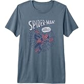 Marvel Spider-Man! Cool It Webhead! Distressed Chest Poster Premium Tri-blend T-Shirt