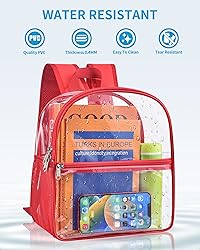 Paxiland Clear Backpack Stadium Approved 12×12×6