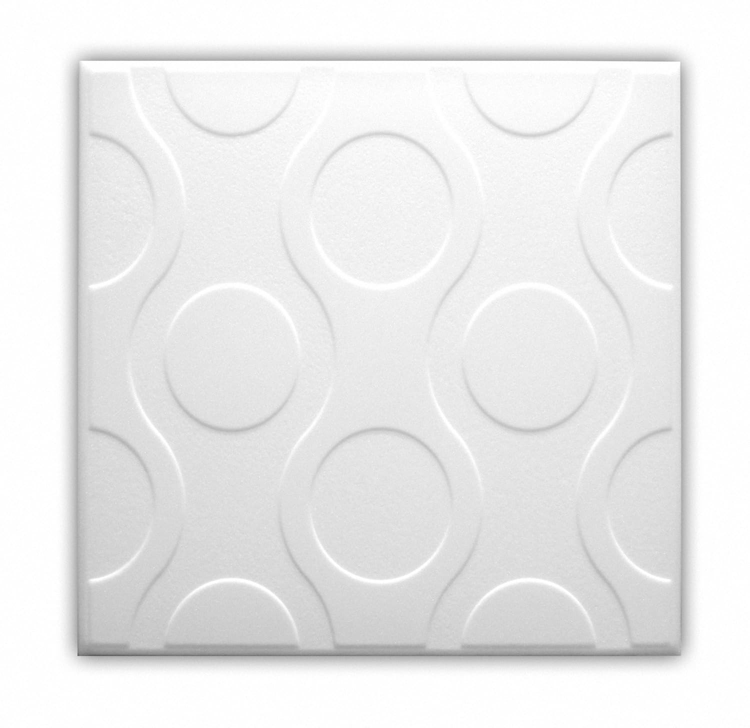 Polystyrene Foam Ceiling Tiles Panels 08121 (Pack 104 pcs) 26 sqm White