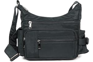 VOLGANIK ROCK RFID Anti Thief Crossbody Bag for Women Waterproof Shoulder Bag Messenger Bag Casual Nylon Purse Handbag