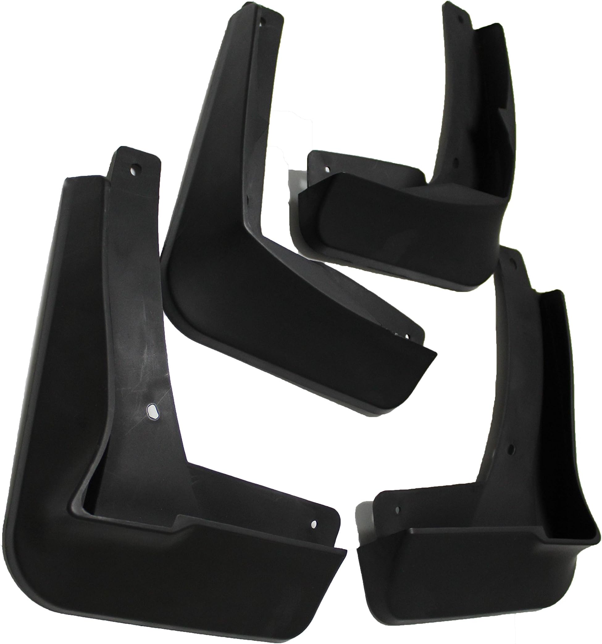 CHAN YOUTH Mud Flaps Splash Guard Protective Fender Mudguard Mudflaps Mud Guards 4Pcs/Set ABS Rubber
