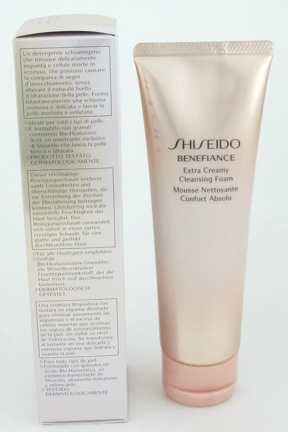 shiseido benefiance extra creamy cleansing foam