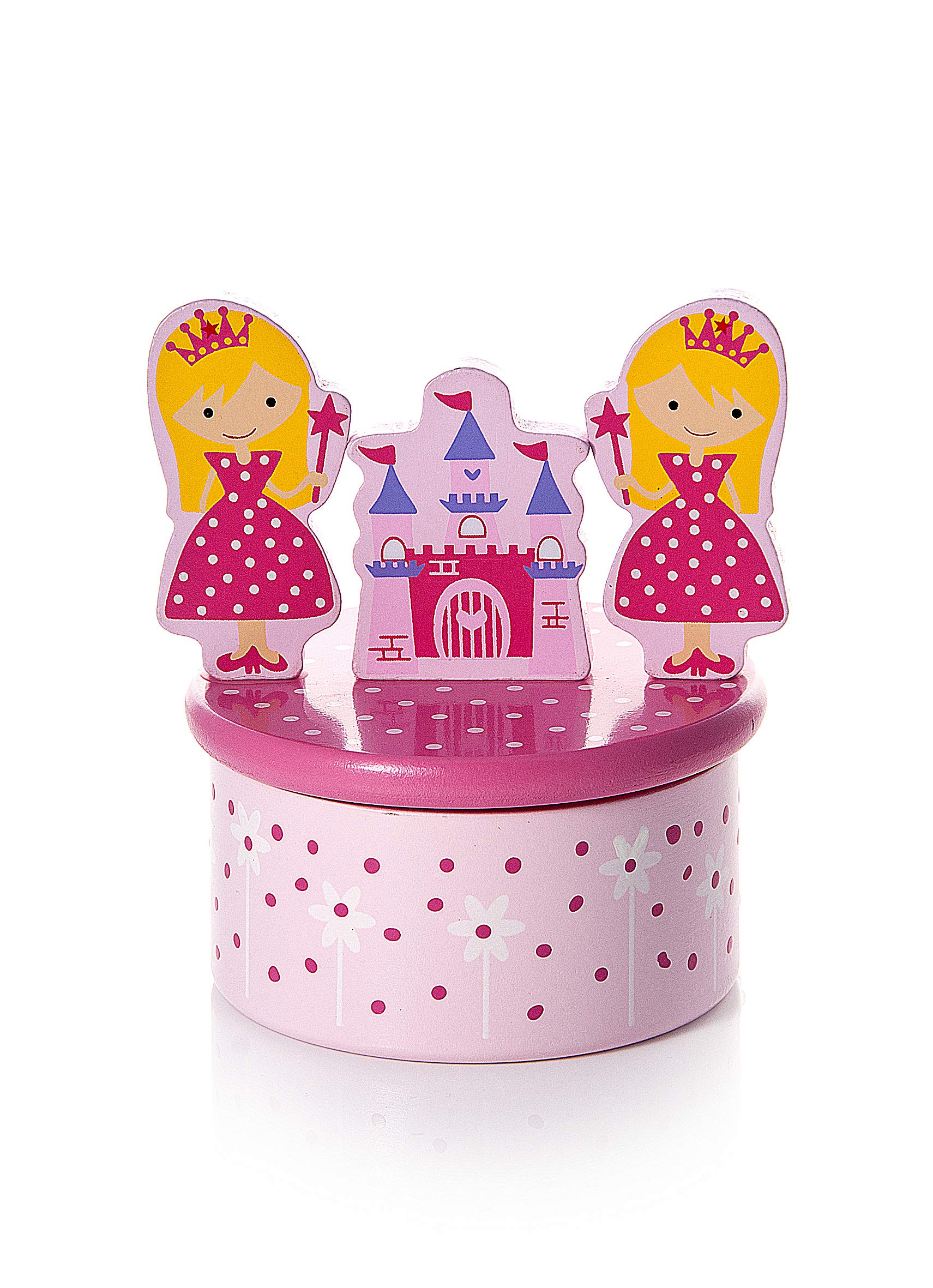 Mousehouse Gifts - Princess Music Box for Girls, When You Wish Upon a Star Music Box with Spinning Castle Top