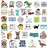 Chivertion 400 Pcs Funny Stickers for Adults Waterproof Funny Meme Stickers Pack for Laptop, Water Bottles, Bumper, Phone, Hard Hats, Wall, Window Decals Decors, 50 Styles(Funny Style)