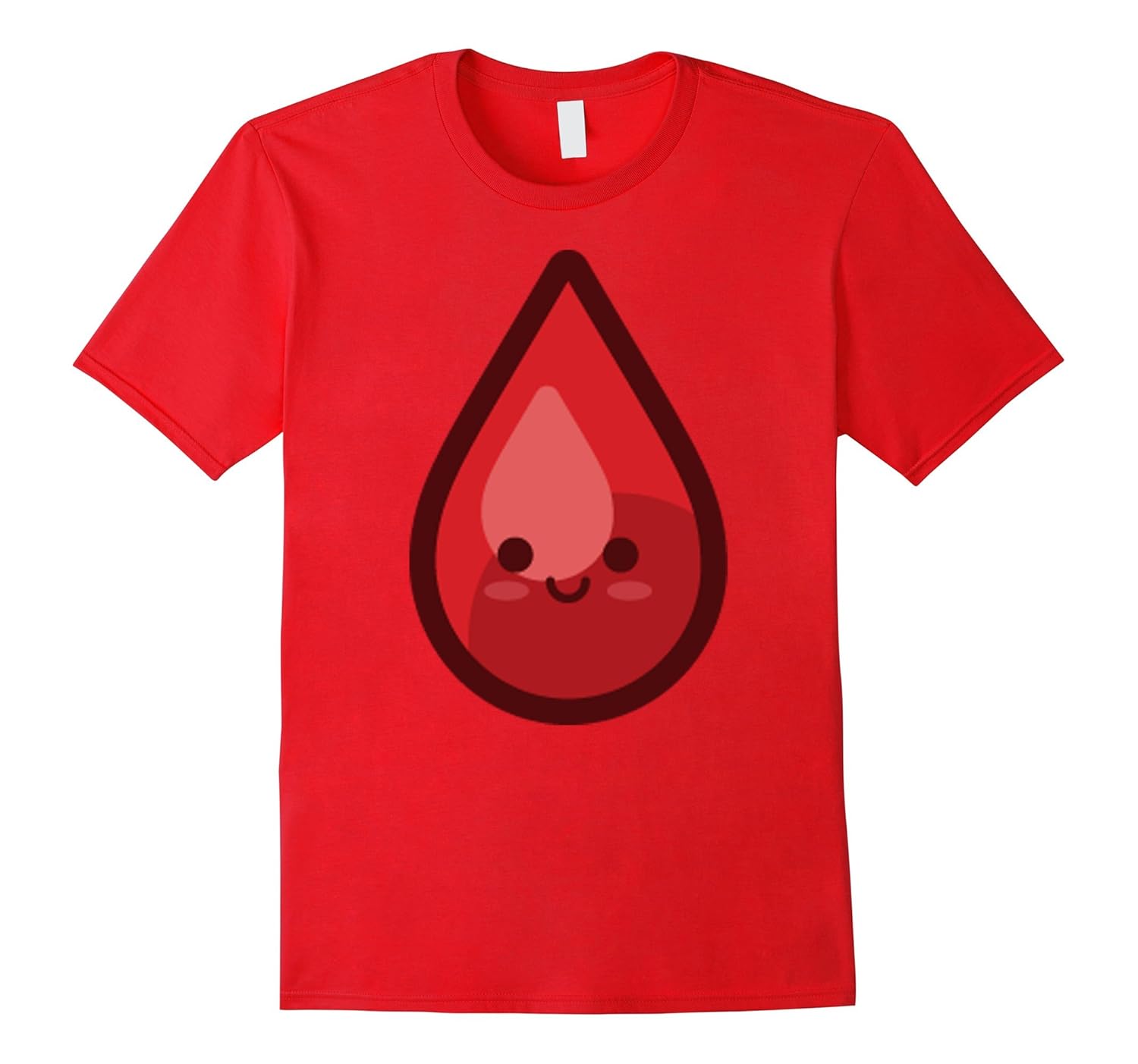 Cute Happy Blood Drop T-Shirt-ANZ