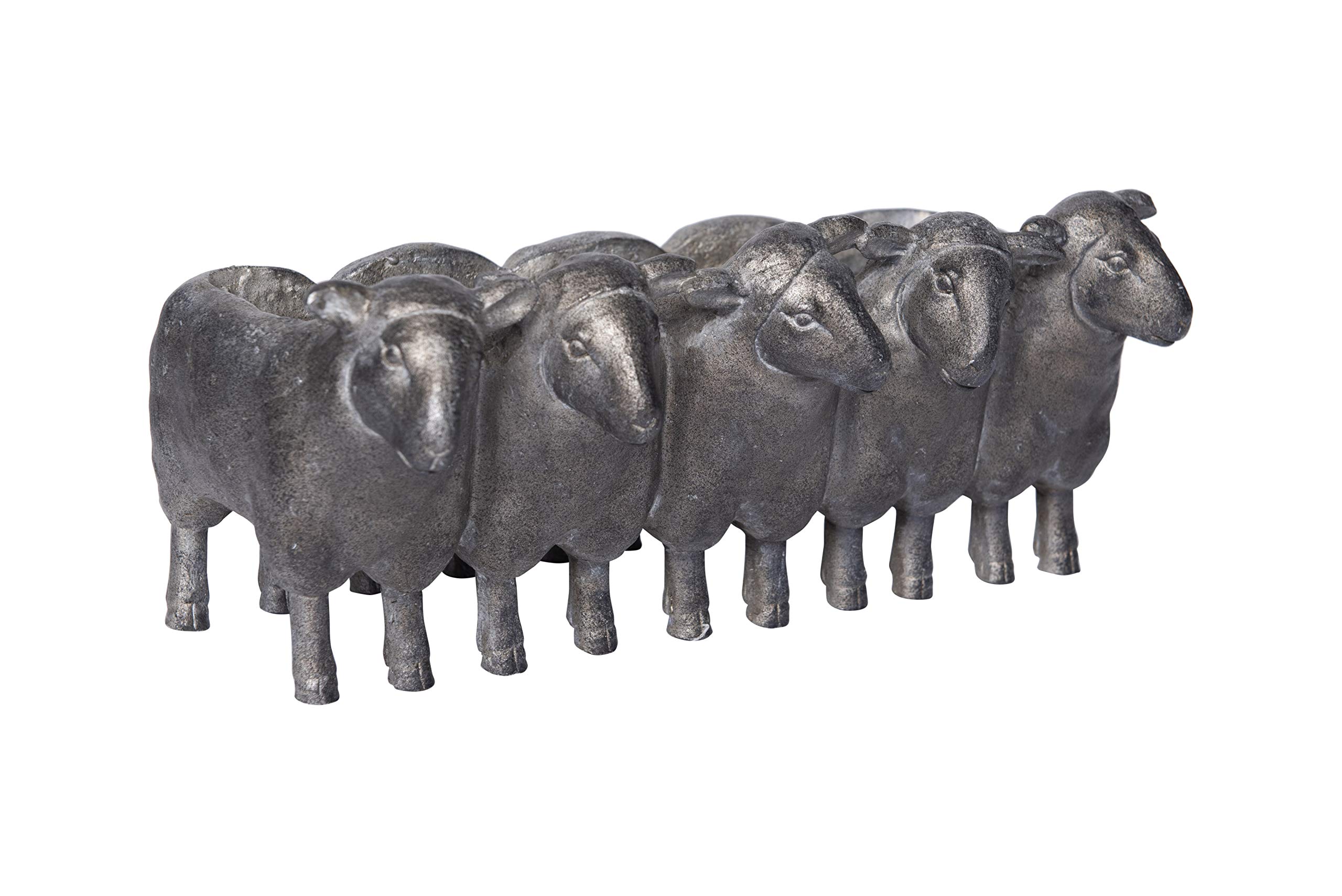 Creative Co-Op Sheep Planter, Distressed