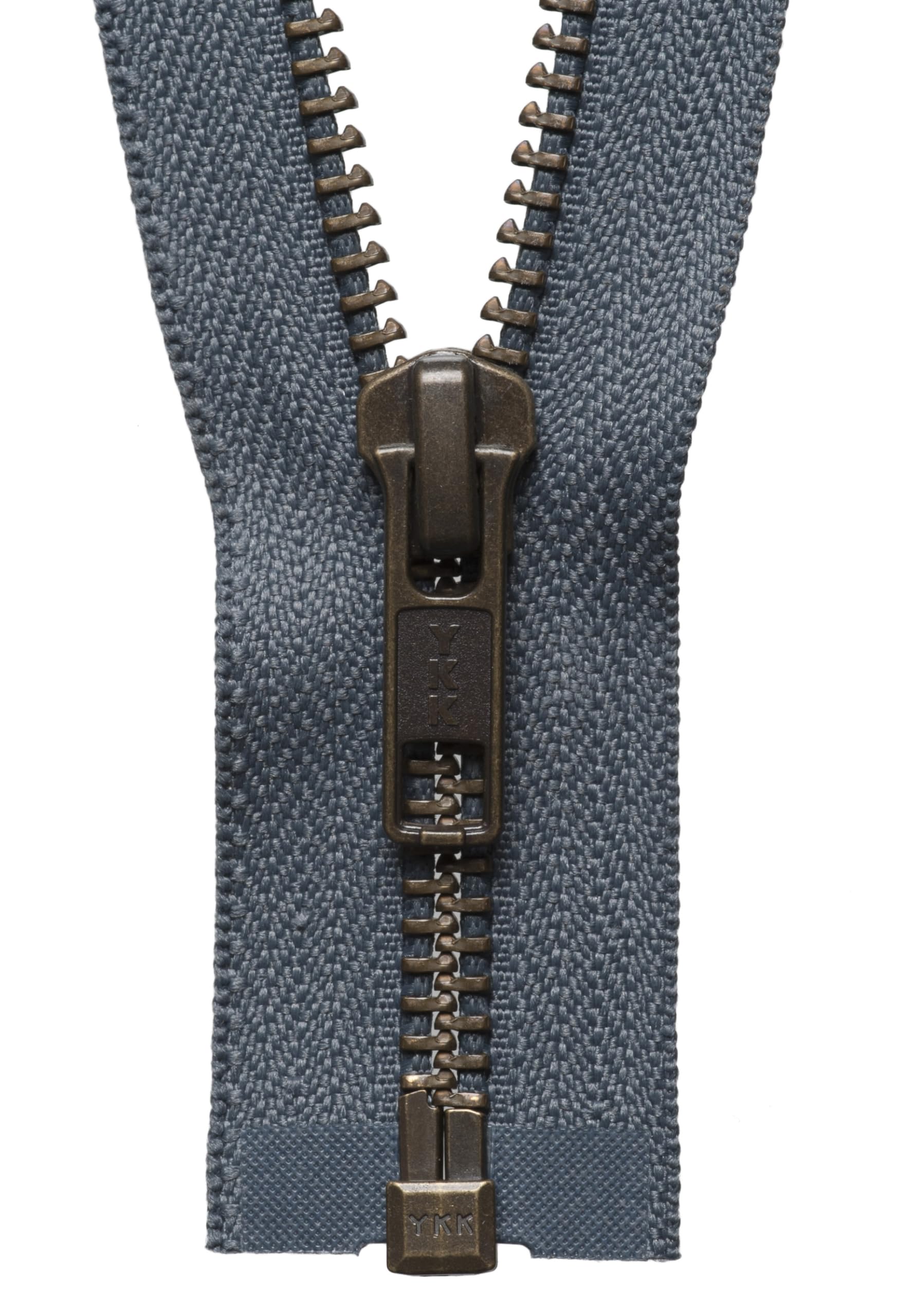 YKK Open Ended Zip, No. 578 Dark Grey, 76 cm Length — image 1