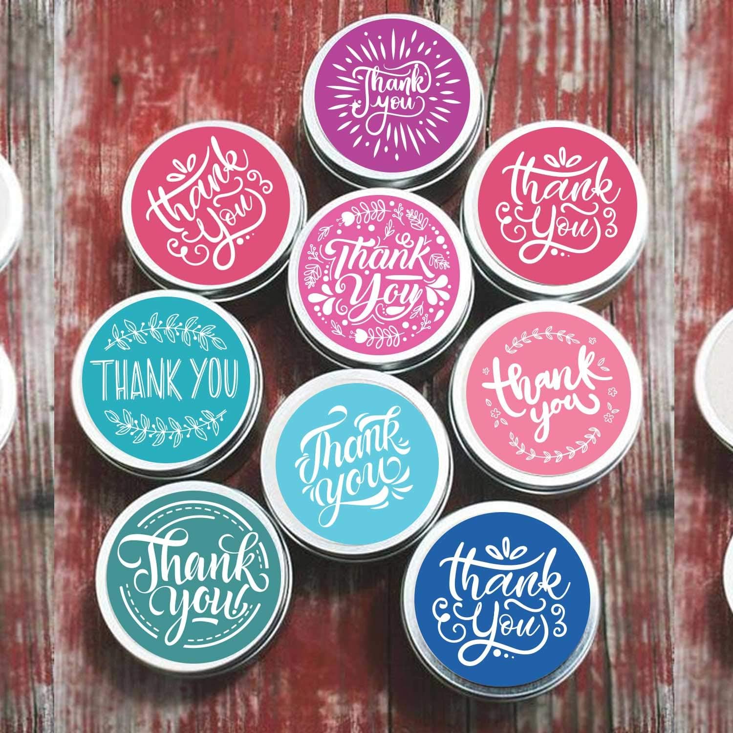 Howcrafts Thank You Stickers Roll of 1000, 8 Designs, 1.5 Inch | Thank You Stickers Small Business Supplies | Thank You for Your Purchase Stickers for mailers Poly Bags polymailers: Arts, Crafts & Sewing