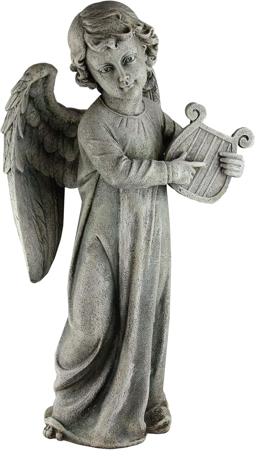Best Harp Garden Statue