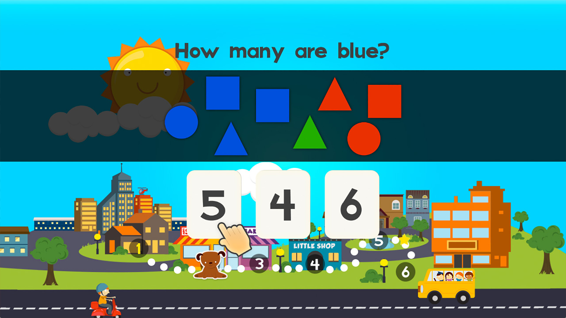 Animal Math Games for Free First Grade and Kindergarten Learning Games, Counting, Addition and