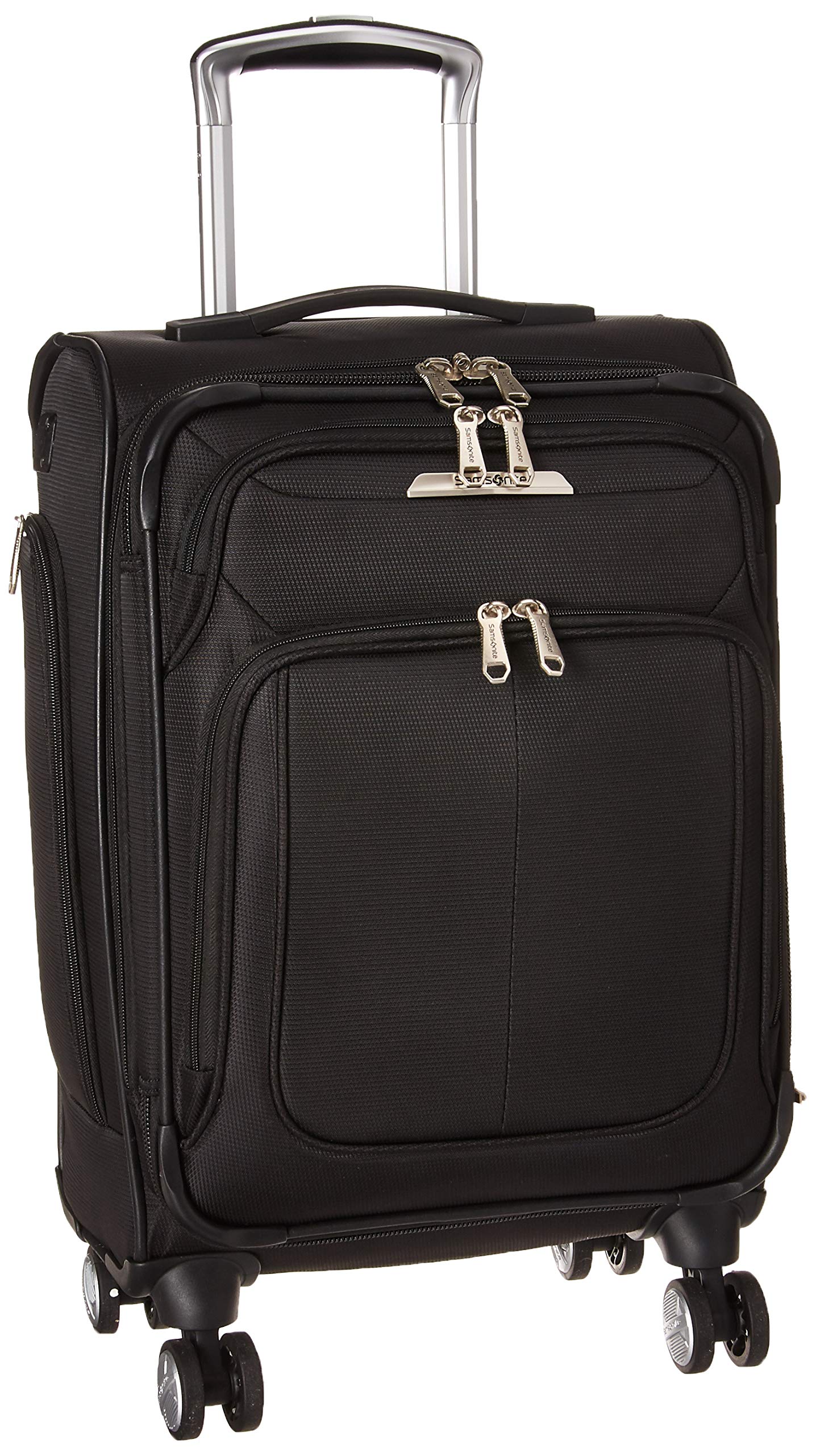 Samsonite SoLyte DLX Softside Luggage, Midnight Black, CarryOn