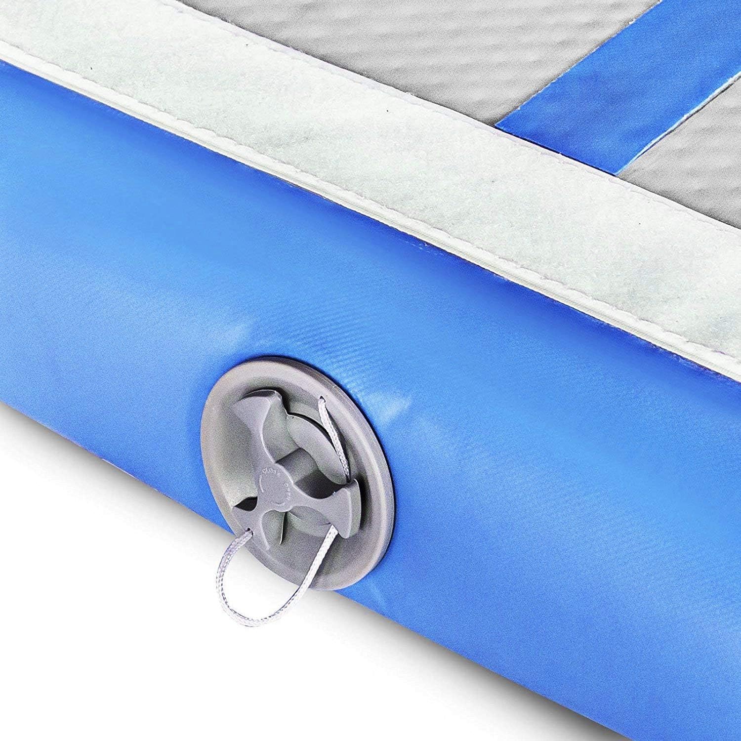 FBSPORT 8inches/4 inches Thickness airtrack mat, 26ft/23ft/20ft/17ft/13ft/10ft Tumble Track air mat for Gymnastics Training/Home Use/Cheerleading/Yoga/Water with Electric Pump : Sports & Outdoors