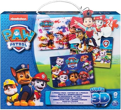 Paw Patrol Super 3D 3 Pack