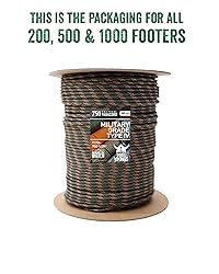 Three Vikings Paracord Rope - 100% Nylon 11 Strand