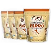 Bob's Red Mill Organic Farro Grain, 24oz (Pack of 4) - Non GMO, Vegan, Kosher