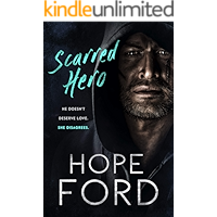 Scarred Hero book cover Scarred Hero book cover