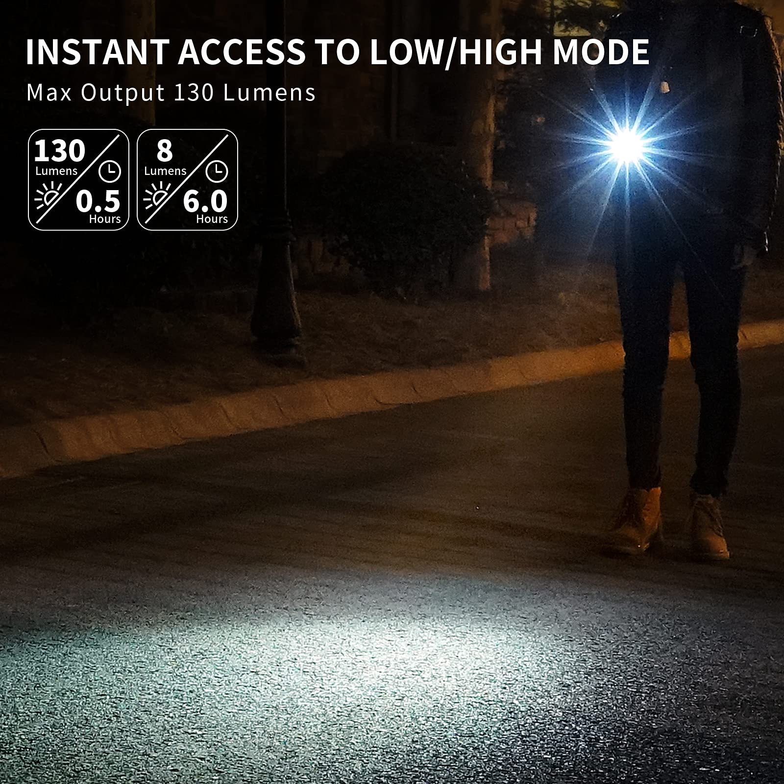 MecArmy X2S Stainless Steel LED Flashlight, Mini