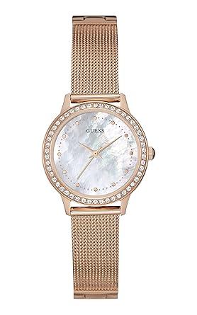 Analog Mother of Pearl Dial Women's Watch - W0647L2