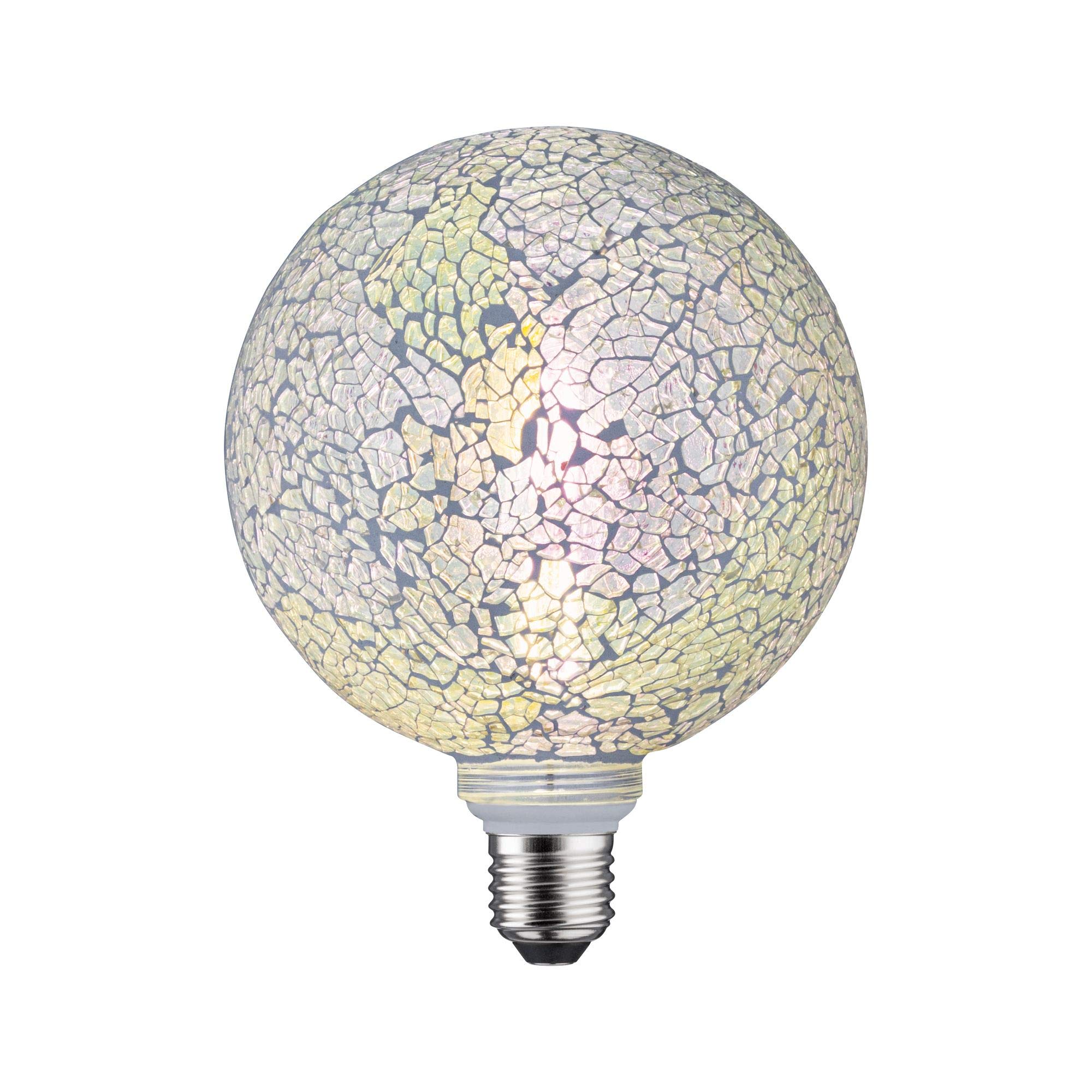 Paulmann 28745 LED lamp Miracle Mosaic G125 Globe 5 watts dimmable lamp White efficient Light Warm White 2700 K E27