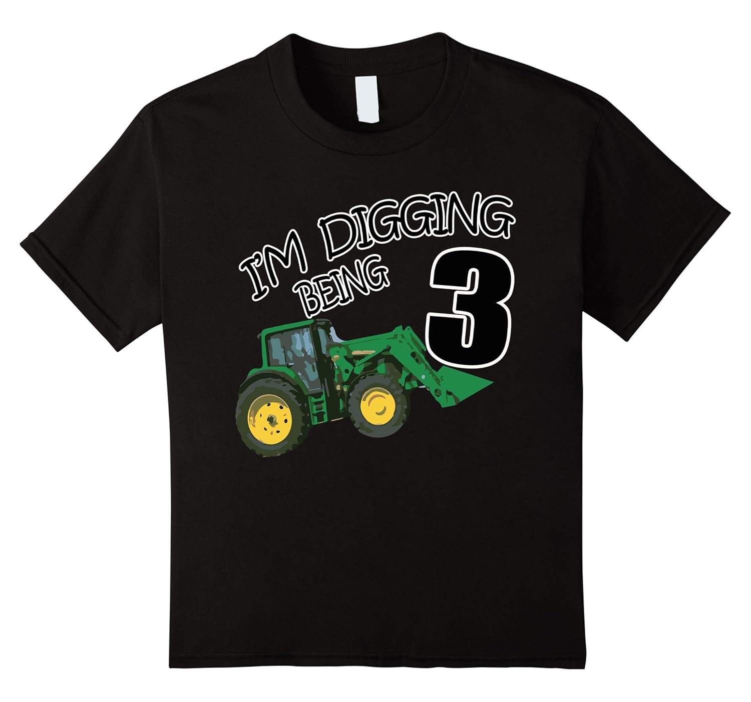 Birthday Tractor Party Toddler T shirtVeotee