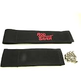Rod Saver 8/6RS Stainless Steel Universal Fit Storage Rack, Black, Holds up to 4 Rods