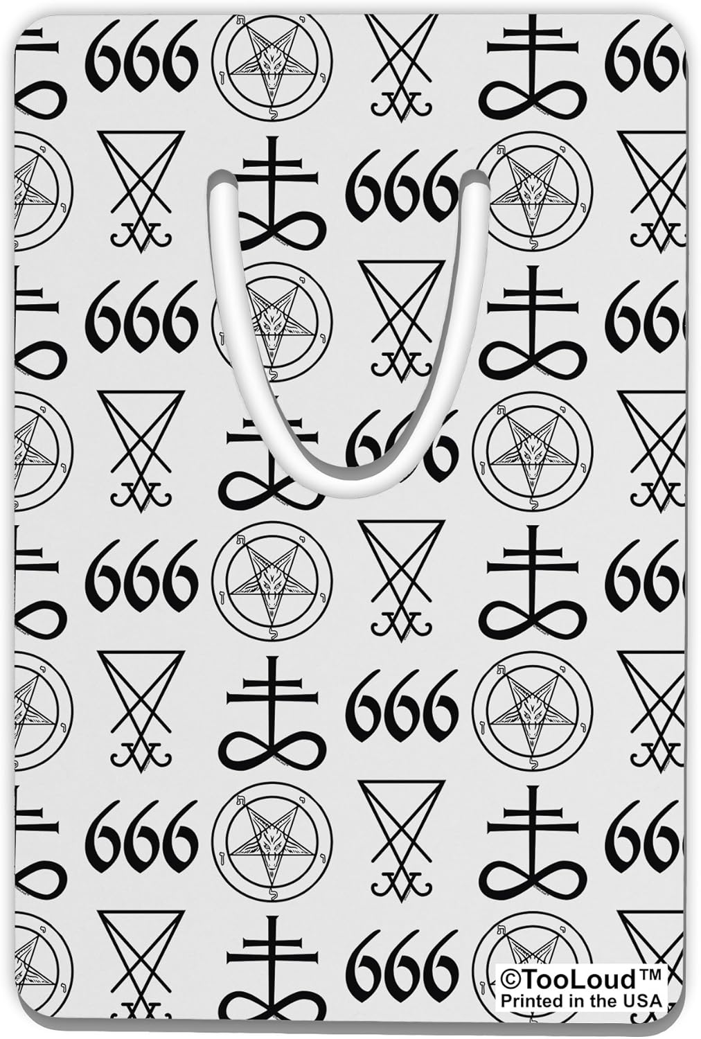 Amazon Com Tooloud Satanic Symbols Aluminum Paper Clip Bookmark All Over Print Office Products