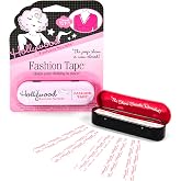 Hollywood Fashion Secrets Double Sided Fashion Tape &amp; Body Tape, 36 Strips | Body Tape for Clothes, Latex-Free Hypoallergenic Skin-to-Fabric Medical-Grade Boobtape, Clear &amp; Strong Hold, Made in the USA