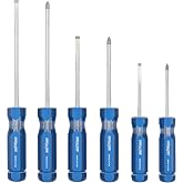 Channellock Screwdriver Set SD-6A 6pc Professional - Durable Alloy Steel, Blue - 6-Piece Set