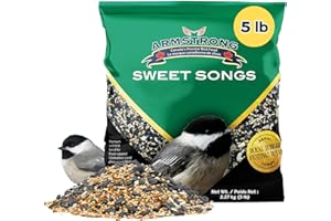 Armstrong Sweet Songs, Premium Wild Bird Food, Songbird and Musical Bird Seed Mix, 2.27KG (5LB) Bag