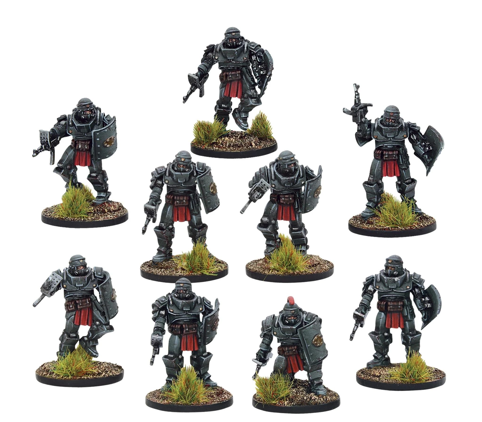 Italian Centurion Heavy Infantry Squad for Konflikt 47 Highly Detailed 28mm Scale Miniatures by Warlord Games