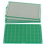 sourcingmap® 5PCS 9cm x 15cm FR-4 Single Side Prototype PCB Circuit Universal Board