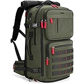 Gonex Travel Backpack, Large Carry-On Nylon Duffle Bag, 3-in-1 Convertible Laptop Bag for Men & Women, Durable for Work & Weekend Travel (Army Green)