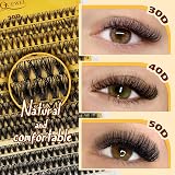 QUEWEL Clusters-Lashes Kit 30D 40D 50D Mixed 10-16mm DIY Kit view 2