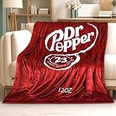 RMKA Soft Thermal Flannel Throw Polyester Blanket -Soda can Stuffed - 70"×60" Doctor Travel Blanket for Couch, Bed & Car for All Seasons -Cute and Fun Dr.Red Blanket Kids to Adults Love It