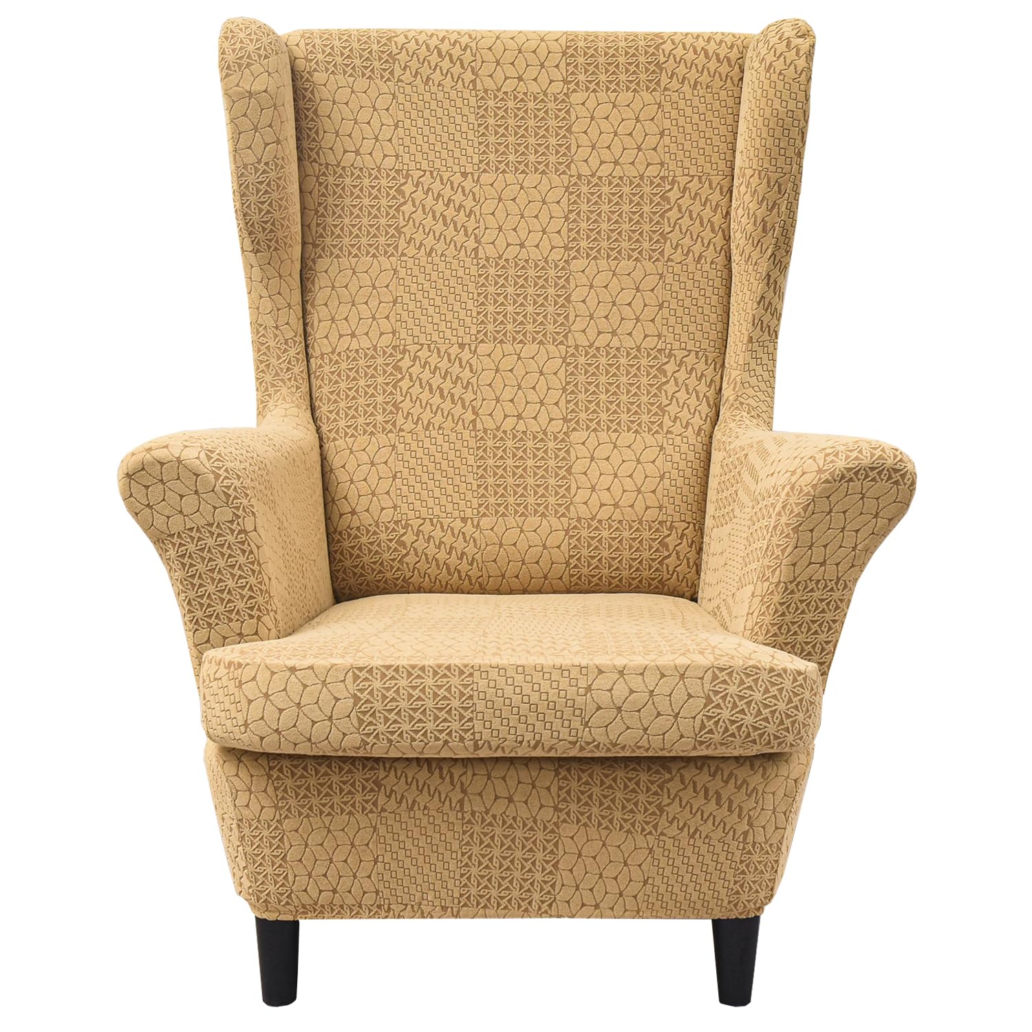 Photo 1 of HZDHCLH Wingback Chair Slipcovers 2 Piece,Stretch Spandex Wingback Chair Covers for Living Room Armchair,Washalbe Sofa Slipovers