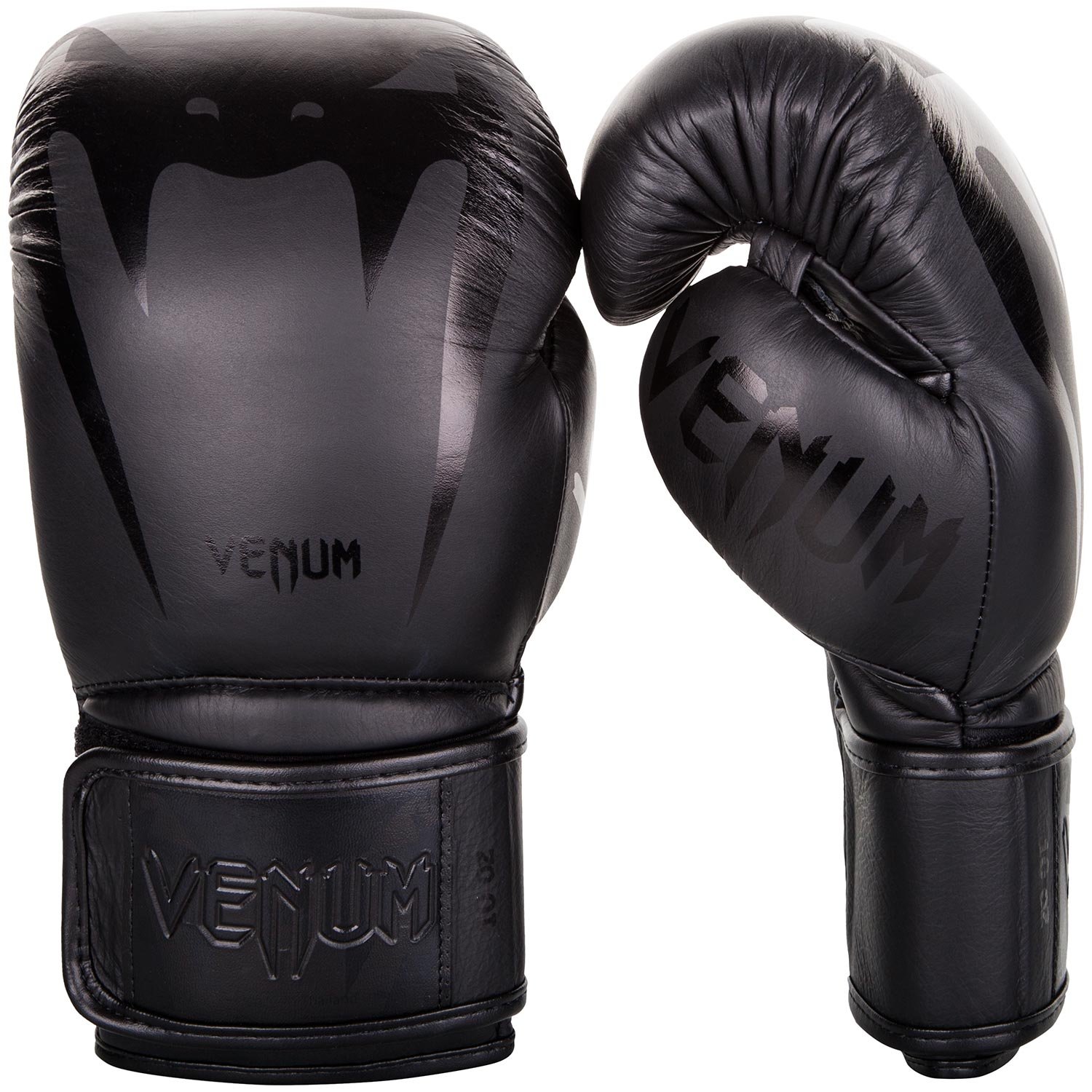 Venum, Giant 3.0 Boxing Gloves, Unisex Adult, 16 Oz, Black/Black